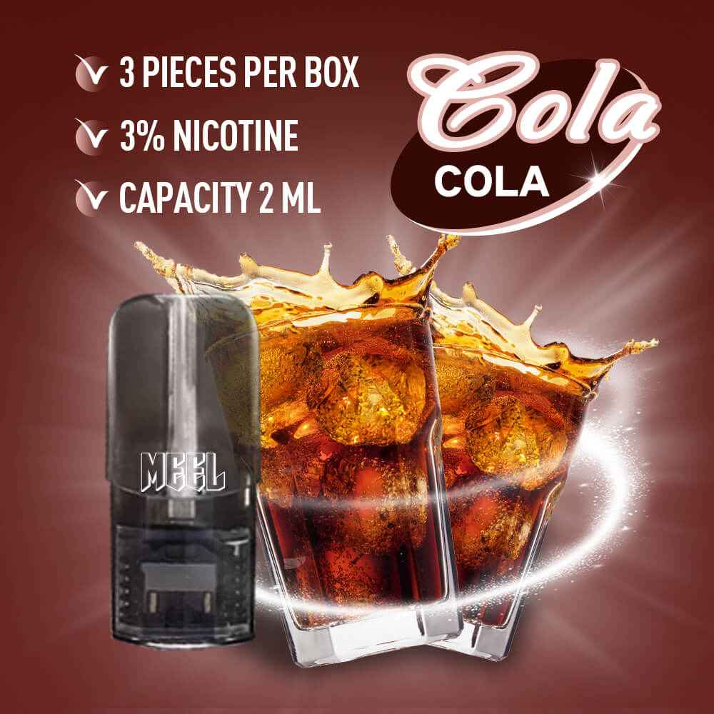 【買5盒贈主機】MEEL一代煙彈 黑色半透霧化倉 一盒3入