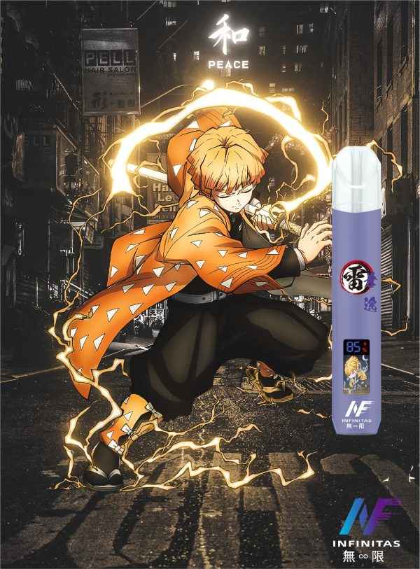 INF無限主機 ×《鬼滅之刃》專屬動畫熒幕 通用一代煙彈