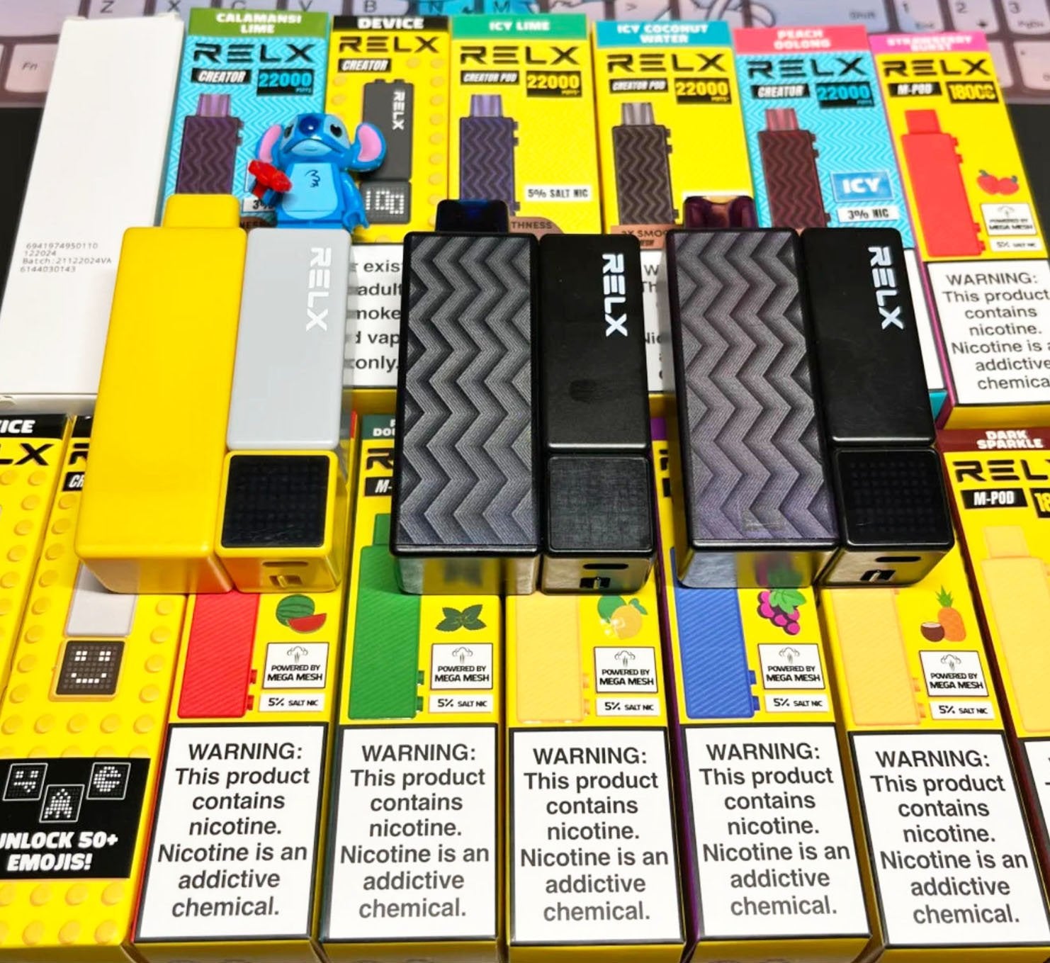 【活動】RELX悅刻積木樂高換彈拋棄式 22000口 智能螢幕 可調功率主機